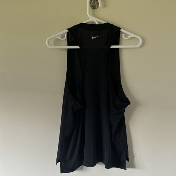 Nike Women Black Mesh Raceback Sportwear Tank Top Size Large - Picture 8 of 15